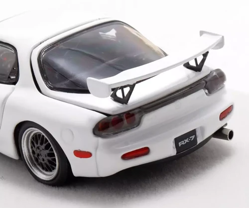 MAZDA RX-7 FD3S FULLY OPENING WHITE ORDINARY ACRYLIC 1/64 DIECAST