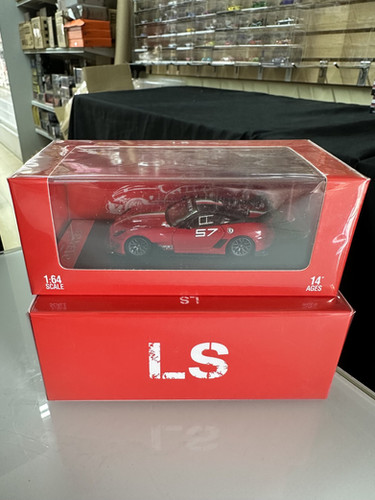 FERRARI 599XX EVO RED #57 1/64 DIECAST CAR MODEL BY LS MODELS