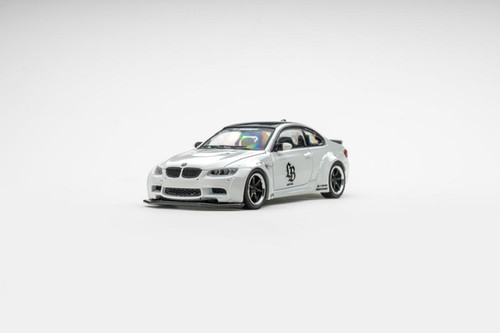 BMW M3 E92 LB MODIFIED LBWK PEARL WHITE 1/64 DIECAST CAR BY FINE