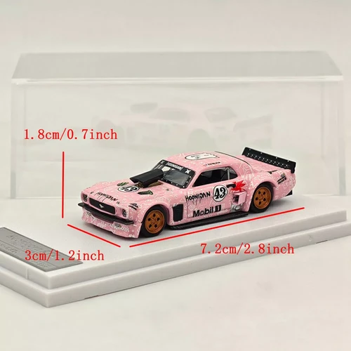 1965 FORD MUSTANG HOONICORN RTR LOS ANGELES PINK MONSTER 1/64 BY