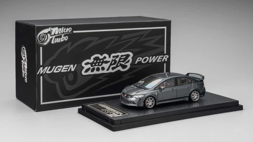 HONDA CIVIC FD2 MUGEN POWER HOOD COMES OFF 1/64 DIECAST CAR BY