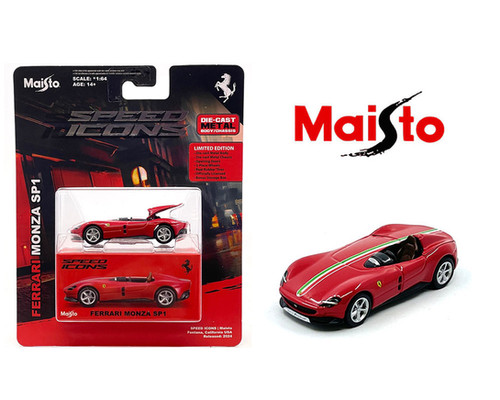 FERRARI & LAMBORGHINI LOT OF 6 1/64 SCALE DIECAST CAR MODEL BY