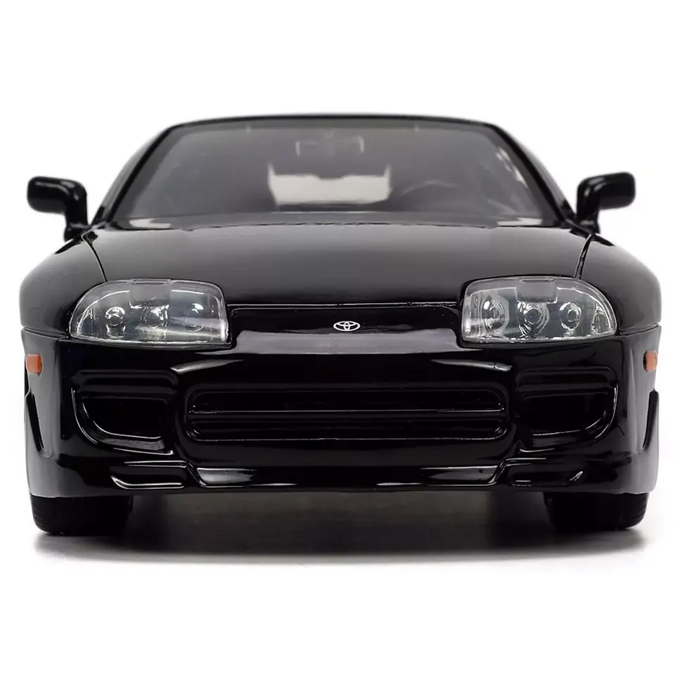 Thumbnail: 1995 TOYOTA SUPRA BLACK FAST & FURIOUS 1/24 DIECAST CAR MODEL JADA TOYS 33380