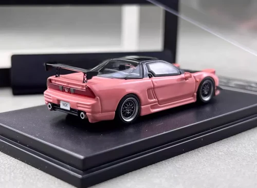 HONDA NSX MK1 NA1 PINK WITH CARBON HOOD 1/64 DIECAST CAR BY MY