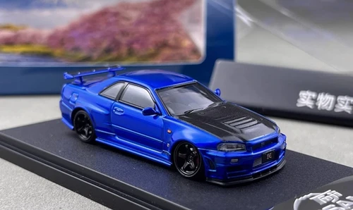 NISSAN SKYLINE GT-R R34 NISMO Z-TUNE HI END BAYSIDE BLUE CARBON