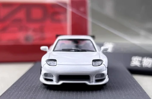 MAZDA RX-7 VEILSIDE WHITE 299 PCS 1/64 SCALE DIECAST CAR MODEL BY
