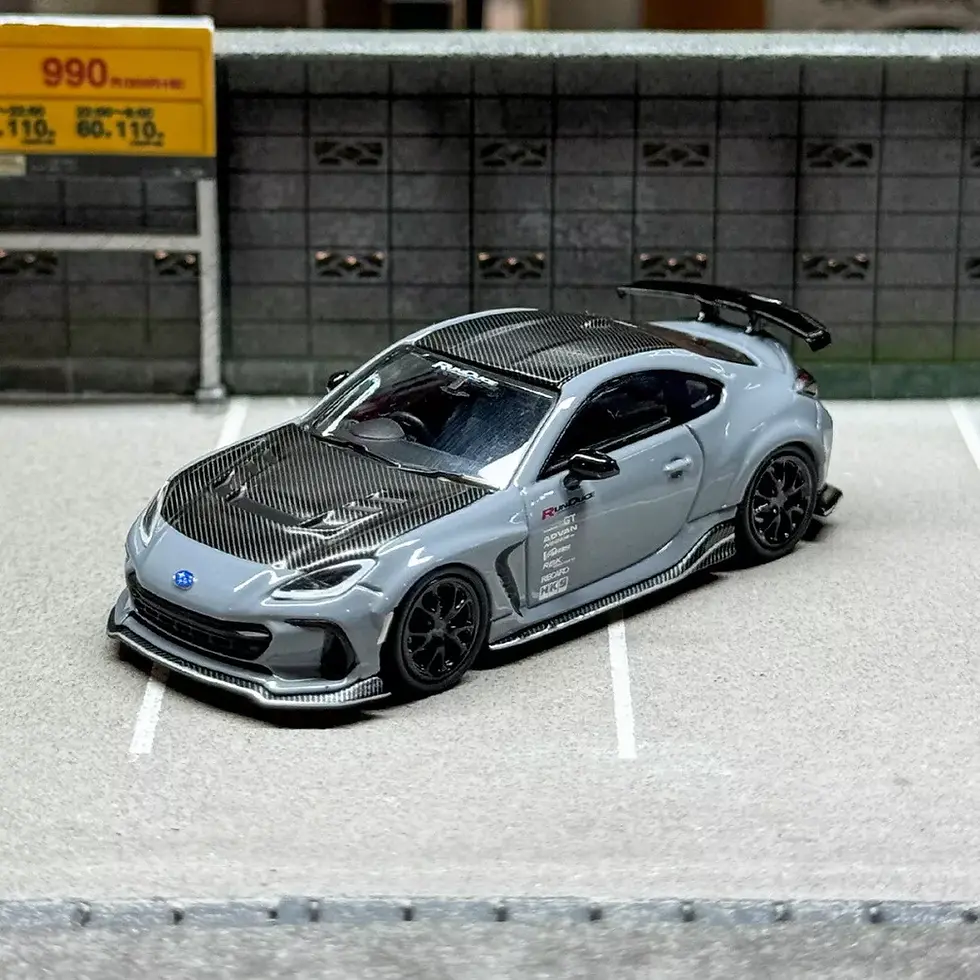 Thumbnail: SUBARU BRZ VARIS ARIZING-1 EXTRA WHEELS 1/64 DIECAST CAR BY CM MODELS