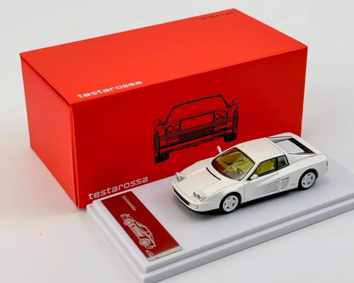 Ferrari Testarossa ホワイト 1/43 ミニカー WOW Ferrari Testarossa 1984 White Miami Vice 1:43 BBR 139D