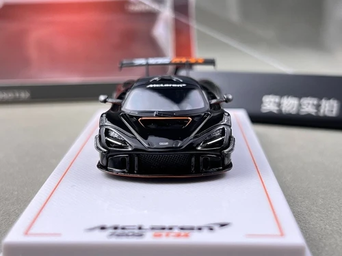 MCLAREN 720S GT3X BLACK 1/64 SCALE DIECAST CAR MODEL BY CM MODELS
