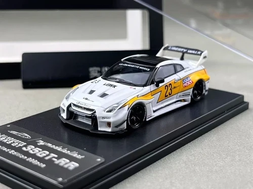 NISSAN SKYLINE 35GT-RR LB-SILHOUETTE LBWK FLASH 1/64 CAR BY MY