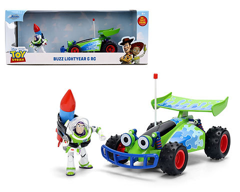 TOY STORY BUZZ LIGHTYEAR FIGURE RC BUGGY DISNEY 1/24 CAR BY JADA