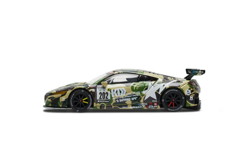 ミニカー POP RACE BAPE NSX GT3 EVO22 CAMO Pop Race x BAPE - Honda NSX GT3 EVO22 