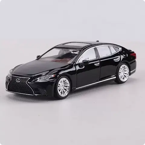 LEXUS LS500 BLACK 1/64 SCALE DIECAST CAR MODEL BY GCD ENCHERY