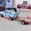 Thumbnail: HONDA N600 PICKUP TRUCK WITH TRAILER GULF 1/64 DIECAST CAR MODEL BY LIBERTY64
