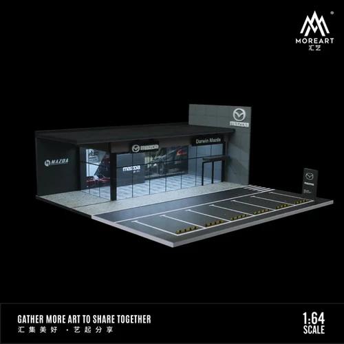MAZDA SHOWROOM SCENE DIORAMA LIGHTS FOR 1/64 DIECAST CAR BY