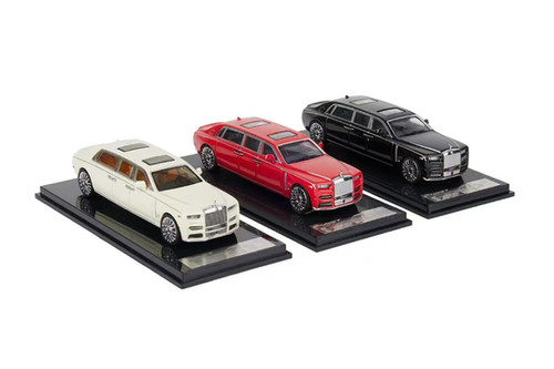 ROLLS ROYCE PHANTOM 8 EXTENDED VERSION RED ONLY 1/64 DIECAST ROLLS ROYCE PHANTOM 8 EXTENDED VERSION RED ONLY 1/64 DIECAST