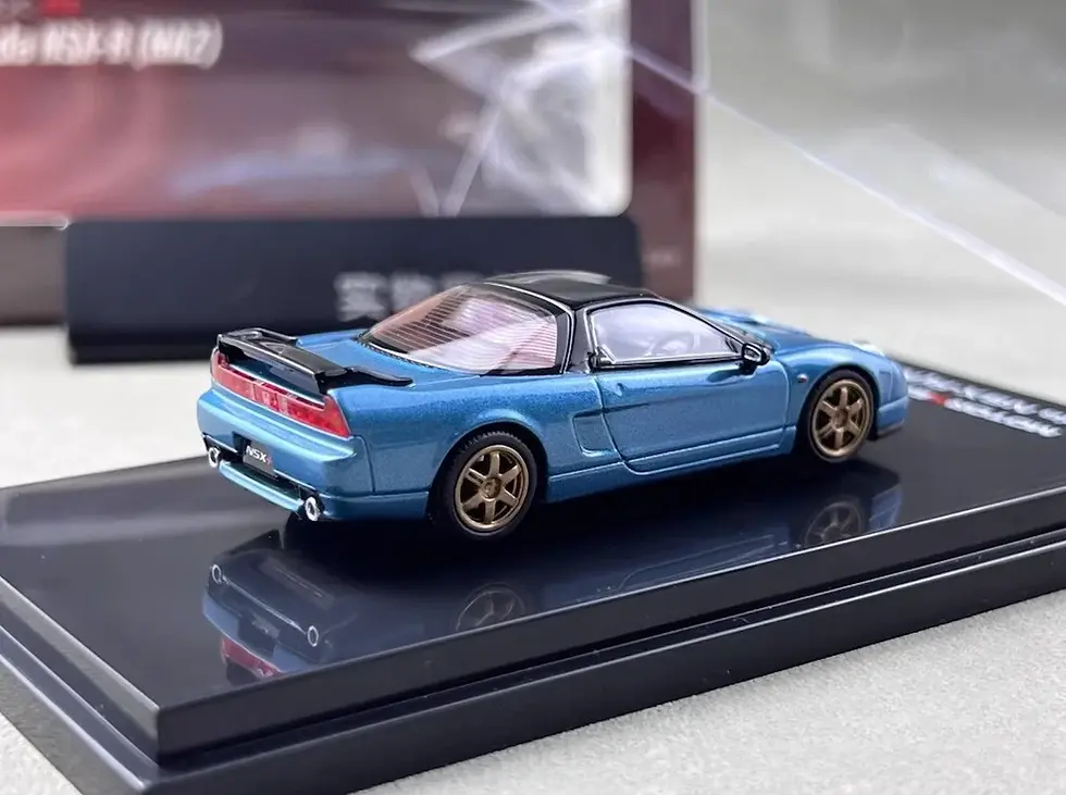Thumbnail: HONDA NSX-R NA2 ICE BLUE 1/64 DIECAST CAR BY MOTOR HELIX