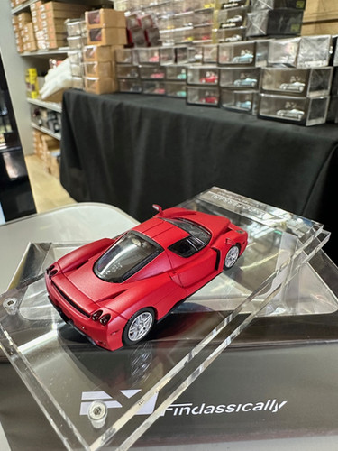 FERRARI ENZO MATTE RED 1/64 DIECAST CAR BY FINDCLASSICALLY FY 300