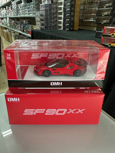 FERRARI SF90 XX STRADALE PRANCING HORSE RED 1/64 DIECAST CAR MODEL