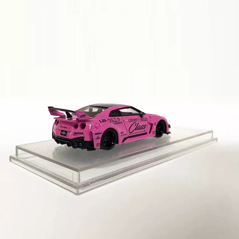 Thumbnail: NISSAN SKYLINE LB-SILHOUETTE WORKS GT 35GT-RR LBWK PINK EXTRA WHEELS 1/64 BY CM