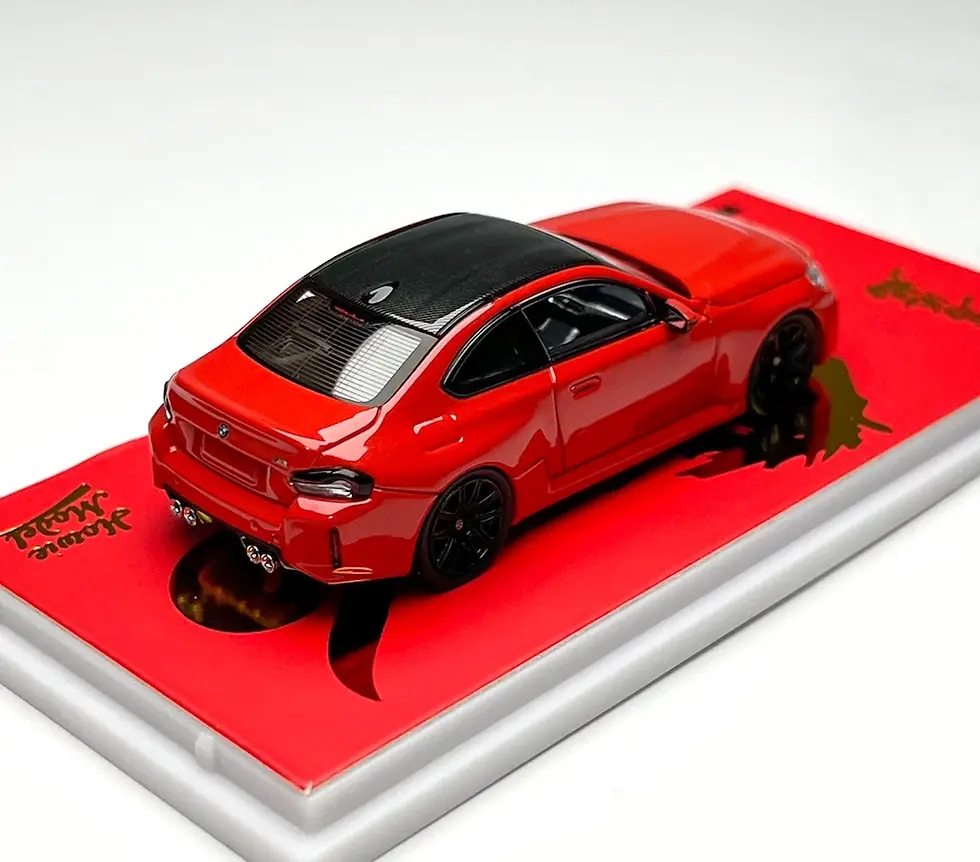 Thumbnail: BMW M2 G87 TORONTO RED 1/64 DIECAST CAR MODEL BY HOWIE MODELS