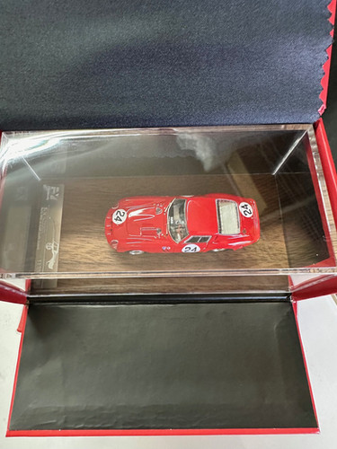 FERRARI 250 GTO RED #24 1/64 SCALE DIECAST CAR MODEL BY