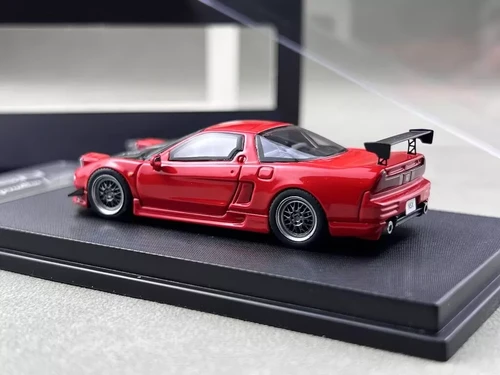 HONDA NSX MK1 NA1 RED WITH CARBON HOOD 1/64 DIECAST CAR BY MY