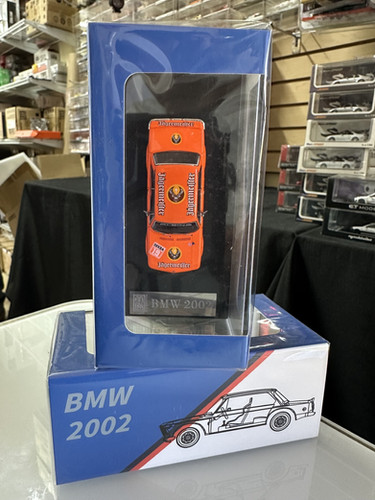 BMW 2002 TURBO ORANGE JAGERMEISTER 1/64 DIECAST CAR MODEL BY YS