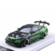 BMW M4 FLOSSMANN WIDEBODY KIT G82 GTR GREEN 1/64 DIECAST CAR BY STREET WEAPON