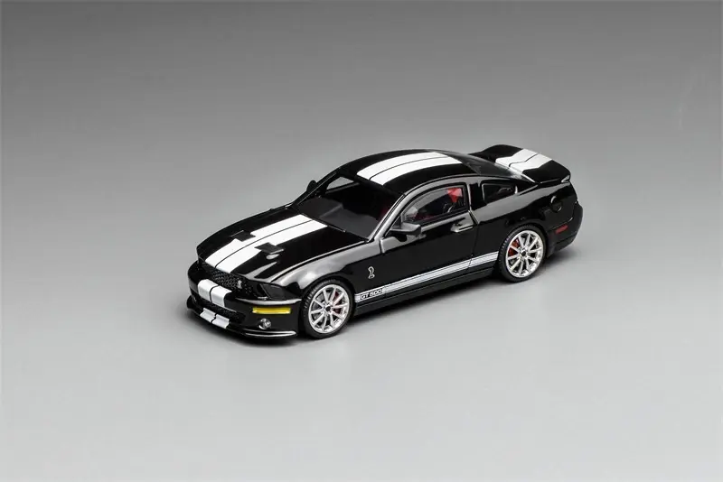 Thumbnail: 2007 FORD MUSTANG SHELBY GT500 BLACK 1/64 DIECAST CAR BY GREENLIGHT MOTOR HELIX