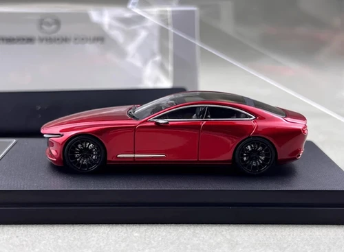 MAZDA RX-VISION COUPE 4 DOOR SOUL RED 1/64 DIECAST CAR BY