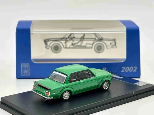 BMW 2002 TURBO GREEN 1/64 DIECAST CAR MODEL BY YS MODELS | JVK Toys