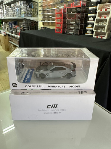 SUBARU BRZ VARIS ARIZING-1 EXTRA WHEELS 1/64 DIECAST CAR BY CM