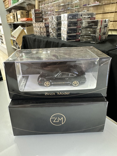 Zincit Model singer DLS 黒 1/64 PORSCHE SINGER DLS LIGHT BLACK 1