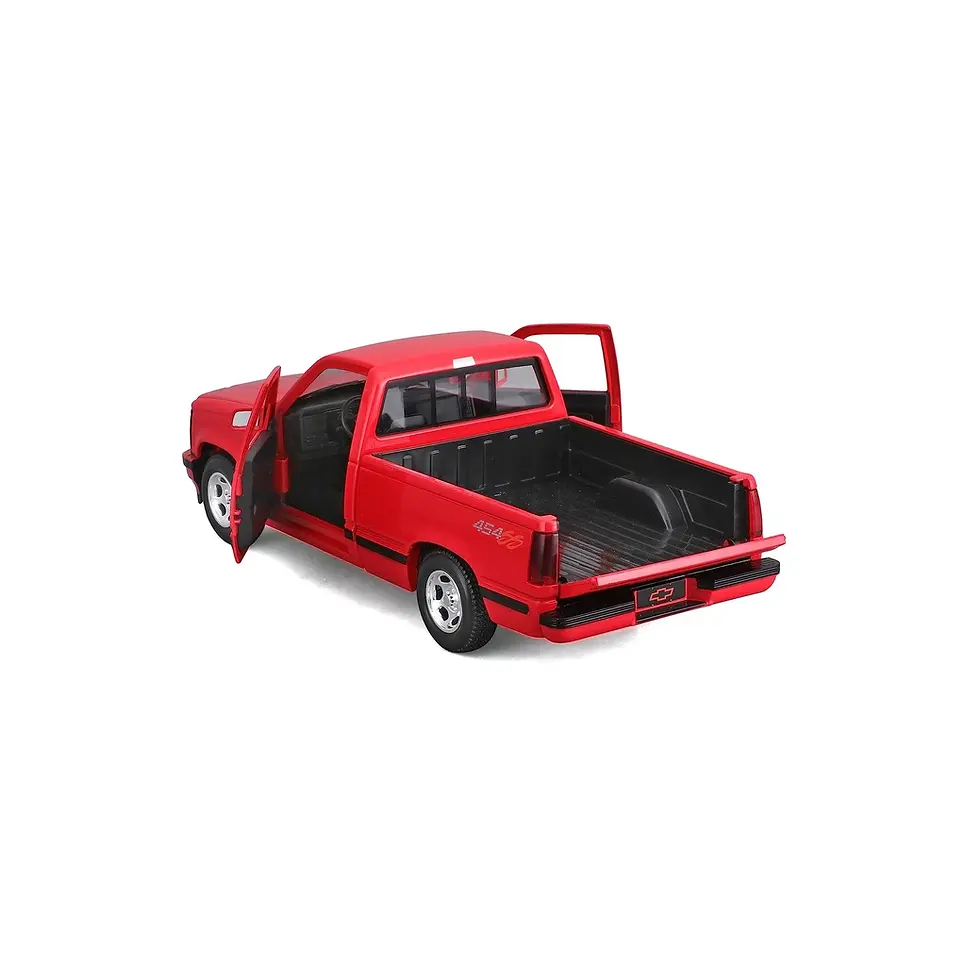 Thumbnail: 1993 CHEVROLET 454 SS PICKUP TRUCK RED 1/24 DIECAST CAR MODEL BY MAIST 32901