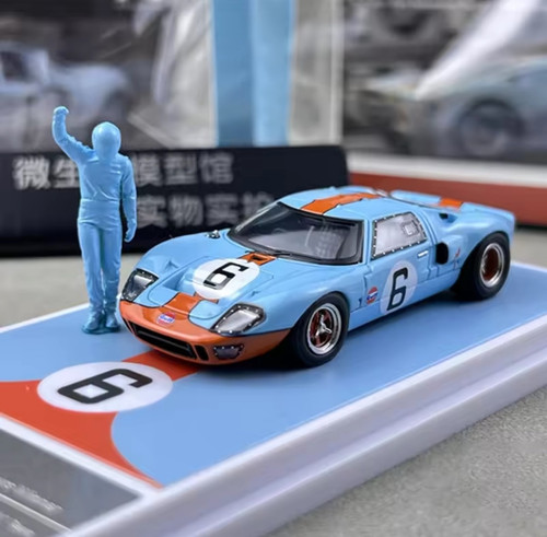 FORD GT40 MK.1 P/1075 1969 LE MANS 24HR WINNER #6 GULF 1/64 BY