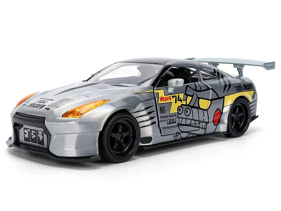Thumbnail: 2009 NISSAN GT-R R35 & MECHAGODZILLA FIGURE GODZILLA 1/24 BY JADA TOYS 36285