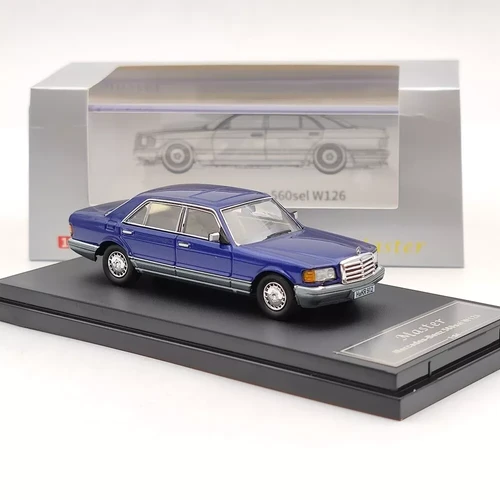 ミニカー Mercedes 560 SEL 1989-91 blue llic Mercedes-Benz 560 SEL W126 1989-1991 Blue 1:43 Minichamps