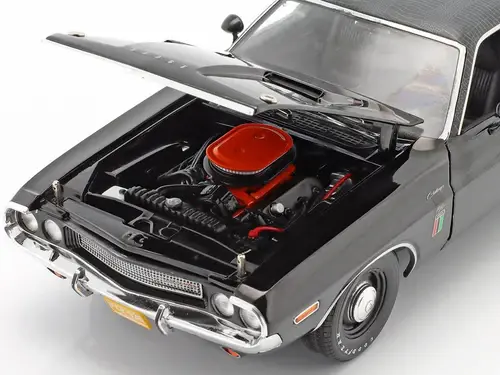 Thumbnail: 1970 DODGE CHALLENGER R/T 426 HEMI BLACK GHOST 1/18 DIECAST BY GREENLIGHT 13614