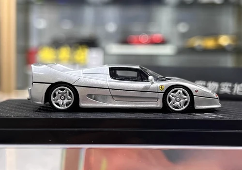 FERRARI F50 SILVER1/64 RESIN CAR MODEL BY NICE AUTO 99 MADE | JVK Toys