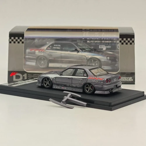 NISSAN SKYLINE ER34 BLITZ D1 KEN MOMURA K5-660R 1/64 DIECAST