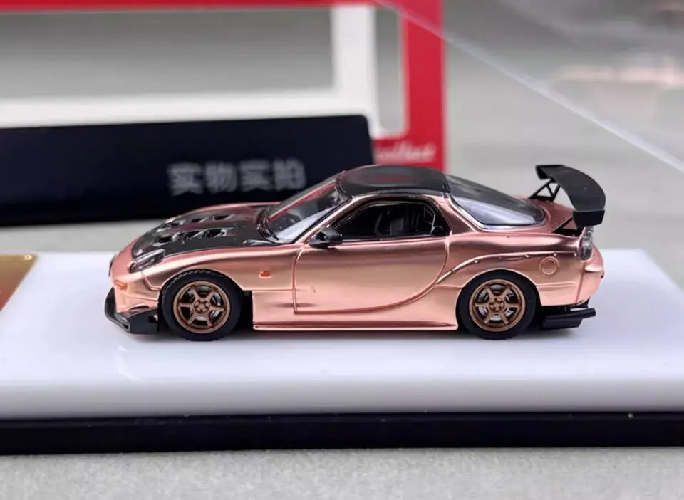 Thumbnail: MAZDA RX-7 FD3S CHROME COPPER 1/64 DIECAST CAR BY MY MODEL COLLECT