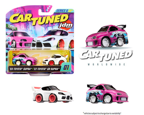 ゆうみ　CAR TUNED 1993 TOYOTA SUPRA & 2022 GR SUPRA 2 PACK 1/64 BY MGA CAR TUNED