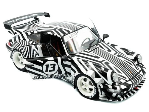 2022 PORSCHE RWB BODY KIT #13 THE ZEBRA 1/18 DIECAST CAR BY SOLIDO