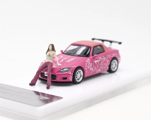 HONDA S2000 PINK SUKI FAST & FURIOUS SOFT TOP FIGURE 1/64 DIECAST
