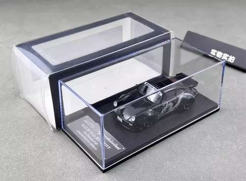 PORSCHE 930 RWB DRAGON LIVERY BLACK 1/64 DIECAST CAR BY MY MODEL