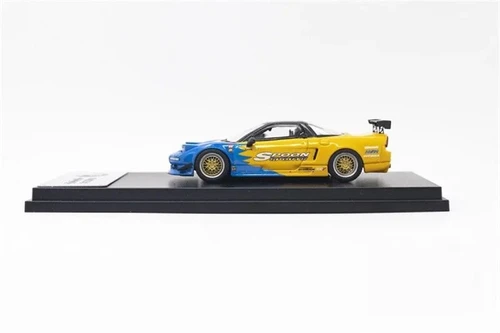 HONDA NSX MK1 NA1 SPOON LIVERY GOLD WHEELS 1/64 DIECAST CAR
