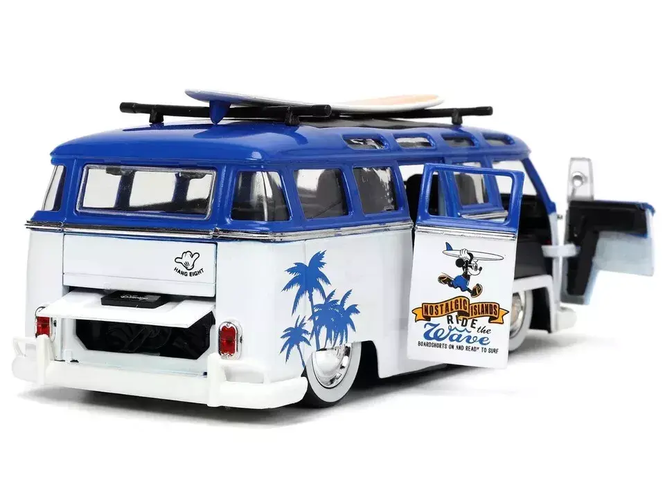 Thumbnail: 1962 VOLKSWAGEN BUS DISNEY MICKEY FIGURE 1/24 DIECAST BY JADA TOYS 33179