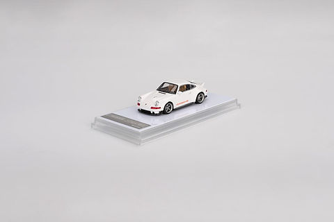 PORSCHE 911 SINGER DLS BRIGHT WHITE 1/64 DIECAST CAR MODEL BY