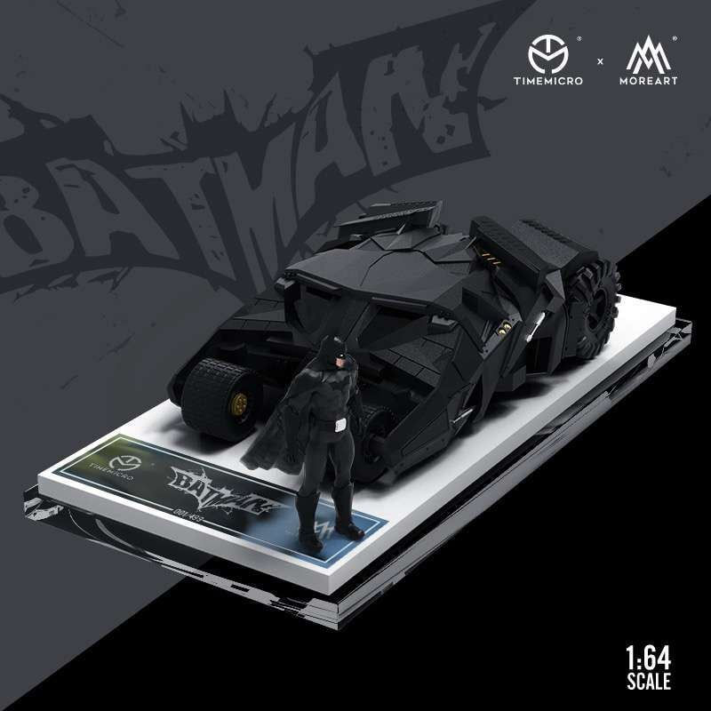 Thumbnail: BATMAN TUMBLER BATMOBILE WITH FIGURE 1/64 DIECAST CAR BY MODERN ART